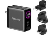 Mobil - Adaptere og ladere - Sandberg Travel Charger PD140W Display - 441-72