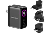 Mobil - Adaptere og ladere - Sandberg Travel Charger PD65W Display - 441-70
