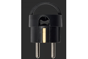 Switch - Pro Socket angle schuko mini, black - 30-081-2