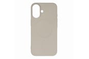 Mobil - Deksel og etui - Hurtel Liquid Silicone Case MagSafe for iPhone 16 - Beige - 5907769363450