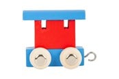 Treleker - Small Foot - Wooden Letter Train Wagon Red/Blue - Pack of 12 - 10348-display12