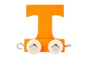 Treleker - Small Foot - Wooden Letter Train Orange - T - 12 pieces - 10370-display12