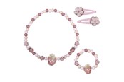 Kreative leker - Little Dutch Wooden Jewelry Set Strawberry 4-piece. - 126213