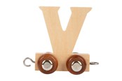 Treleker - Small Foot - Wooden Letter Train - V - 12 pieces - 7481-display12