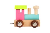 Treleker - Small Foot - Wooden Letter Train Locomotive Colored - 12 pieces - 7894-display12