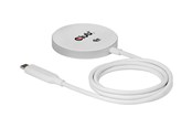 Mobil - Adaptere og ladere - Club 3D CAC-3026 wireless charging pad - Qi2 Qi cerfified MagSafe compatible magnetic - 25 Watt - CAC-3026