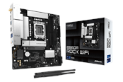 Hovedkort - ASRock B860M Rock WiFi Hovedkort - Intel B860 - Intel LGA1851 - DDR5 RAM - Micro-ATX - 90-MXBU60-A0UAYZ