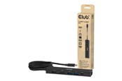 Dokkingstasjon - Club 3D - docking station - USB-C - HDMI - 1GbE - CSV-2555