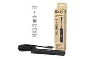 Dokkingstasjon - Club 3D CSV-2555 7‑in‑1 USB‑C to HDMI Hub 4K60Hz PD 3.1 140W 1m - CSV-2555