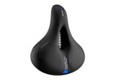 Sykkelutstyr - Rockbros AQ-6090B bicycle saddle - black and blue - Rockbros-AQ-6090B