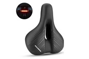 Sykkelutstyr - Rockbros 38218916002 MTB bicycle saddle + lamp - black - Rockbros-38218916002