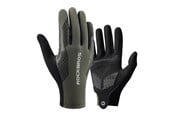 Sykkelutstyr - Rockbros 16110006002 shock-absorbing cycling gloves size M - green and black - Rockbros-16110006002