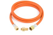 Grill & Tilbehør - Meva Connection reduction to tourist gas cylinder G 3/8" L - 7/16" hose 1.5m - 8590584475414