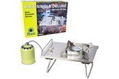 Grill & Tilbehør - Meva Camping Gas Camping Stove SINGLE DELUXE 5kW - 8590584573738