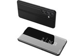 Mobil - Deksel og etui - Hurtel Clear View Case Cover for Samsung Galaxy A24 4G Flip Cover Black - 9145576275931