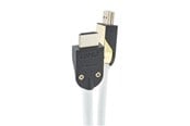 Skjermkabel - Supra HDMI 2.1 - 1.5m - Hvit - 8K - Kabel med avtakbart kontaktdeksel - 1001102431