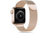 Smartklokke - Tilbehør - Tech-Protect MilaneseBand Strap for Apple Watch 4 / 5 / 6 / 7 / 8 / 9 / SE / Ultra 1 / 2 (42 / 44 / 45 / 49 mm) - Gold - 5906735412680