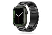 Smartklokke - Tilbehør - Tech-Protect Stainless Bracelet for Apple Watch 4 / 5 / 6 / 7 / 8 / 9 / SE / Ultra 1 / 2 (42 / 44 / 45 / 49 mm) - Black - 5906735412796