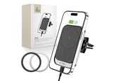 Mobil - Adaptere og ladere - Tech-Protect CW19 Car Magnetic MagSafe Holder with 15W Inductive Charger for Ventilation Grille - Black - 6216990211096