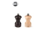Kjøkkentilbehør - Peugeot Bistro Set of Manual Salt and Pepper Mills in Wood Chocolate and Natural 10 cm - 2/2259400