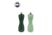 Kjøkkentilbehør - Peugeot Tahiti duo Set of Manual Salt and Pepper Mills in Wood Moss Green & Mint Green 15cm - 2/4295000