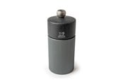 Kjøkkentilbehør - Peugeot Line Salt Mill in Aluminium and Wood Carbon 12cm - 3993600
