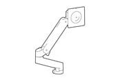 Skjermholder - Ergotron LX Pro mounting kit - Constant Force Technology - for flat panel - expansion kit - Svart - 98-734-292