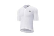 Sykkelutstyr - Rockbros 15200025 Short Sleeve Cycling Jersey Size L - White - Rockbros-15200025011