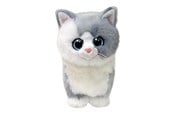 Reklameartikler - Ty - Beanie Boos - Furley Cat Grey/White /Plush - Bamser & kosedyr - 0008421374113