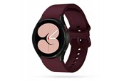 Smartklokke - Tilbehør - Tech-Protect IconBand Strap for Samsung Galaxy Watch 4 / 5 / 5 Pro / 6 / 7 / FE - Burgundy - 9589046924125