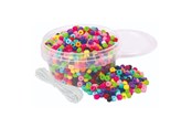 Kreative leker - Playbox Small Plastic Beads 850 pcs - 5+ Years - 27516