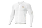 Sykkelutstyr - Rockbros YDCX008 Diamond Long Sleeve Cycling Jersey Size L - White - Rockbros-15200026011