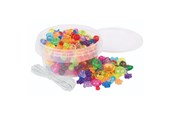 Kreative leker - Playbox Transparent Mixed Beads 180 pcs - 5+ Years - 27519