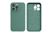 Mobil - Deksel og etui - Hurtel Silicone Case for Samsung Galaxy A14 5G / Galaxy A14 Silicone Case Green - 9145576273128
