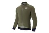 Sykkelutstyr - Rockbros YDWT014 Winter Fleece Double Layer Cycling Jacket Size XXL - Green - Rockbros-15420021012