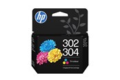 Printertilbehør blekk/toner - HP 302/304 Tri-Colour - B7RT6AE