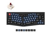 Tastatur - Keychron Q8 - keyboard - QMK custom mechanical Alice layout - 65% - with knob - QWERTY - Nordic - carbon black Input Device - Tastatur - Nordisk - Svart - Q8-M3-BO