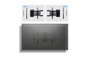 Veggmontering, AV-braketter & AV-møbler - StarTech.com Startech mounting kit - articulating - for flat panel - low profile VESA 600x400 45Kg - black silver - TAA Compliant - Max 45 kg - recommended for 65" - 65SAP2-TV-WALL-MOUNT