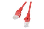 Nettverkskabel - Lanberg patch cable - 50 cm - red RAL 3017 - Rød - 0.5m - PCU5-20CC-0050-R