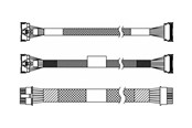 Diverse kabel - Lenovo storage cable kit - 4X97A87062