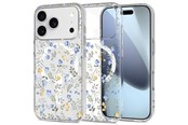 Mobil - Deksel og etui - Tech-Protect FlexAir MagSafe Case for iPhone 17 Pro - Daisies with Leaves - 5906302319596