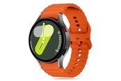 Smartklokke - Tilbehør - Tech-Protect Silicone Sport Strap for Samsung Galaxy Watch 4 / 5 / 5 Pro / 6 / 7 / FE - Orange - 5906302313457
