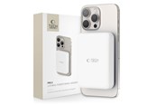 Nødlader - Tech-Protect LifeMag PB11 Power Bank with MagSafe 10000mAh 15W USB-C Port - White + USB-C Cable Nødlader - Hvit - 10000 mAh - 5906302309467