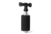 Sykkelutstyr - Rockbros CO₂ pump aluminum alloy valve head cartridge-free Presta/Schrader compatible - black - Rockbros-420003001