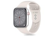 Smartklokke - Tilbehør - Tech-Protect Silicone Strap for Apple Watch 4 / 5 / 6 / 7 / 8 / 9 / SE (38 / 40 / 41 mm) - Beige - 5906302310159