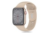 Smartklokke - Tilbehør - Tech-Protect Silicone Strap for Apple Watch 4 / 5 / 6 / 7 / 8 / 9 / SE (38 / 40 / 41 mm) - Brown - 5906302310180