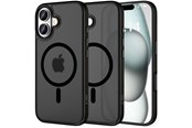 Mobil - Deksel og etui - Tech-Protect MagMat MagSafe Case for iPhone 16 - Black - 5906302311088