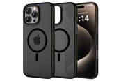 Mobil - Deksel og etui - Tech-Protect MagMat MagSafe Case for iPhone 16 Pro Max - Black - 5906302311118