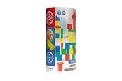 Byggesett - Heros Byggeklosser – Fargede treklosser, 50 brikker - HE0003