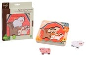 Treleker - Jouéco Farm puzzle with layers - 263-80159